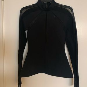 Free people mesh top